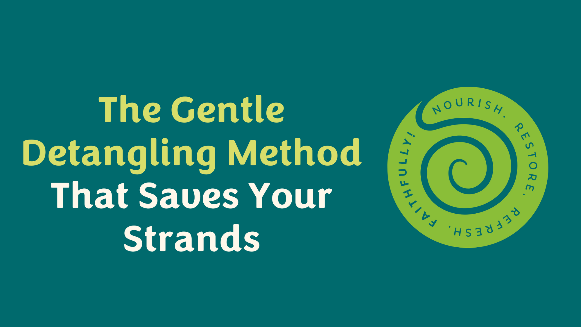 Gentle Detangling for Textured Hair