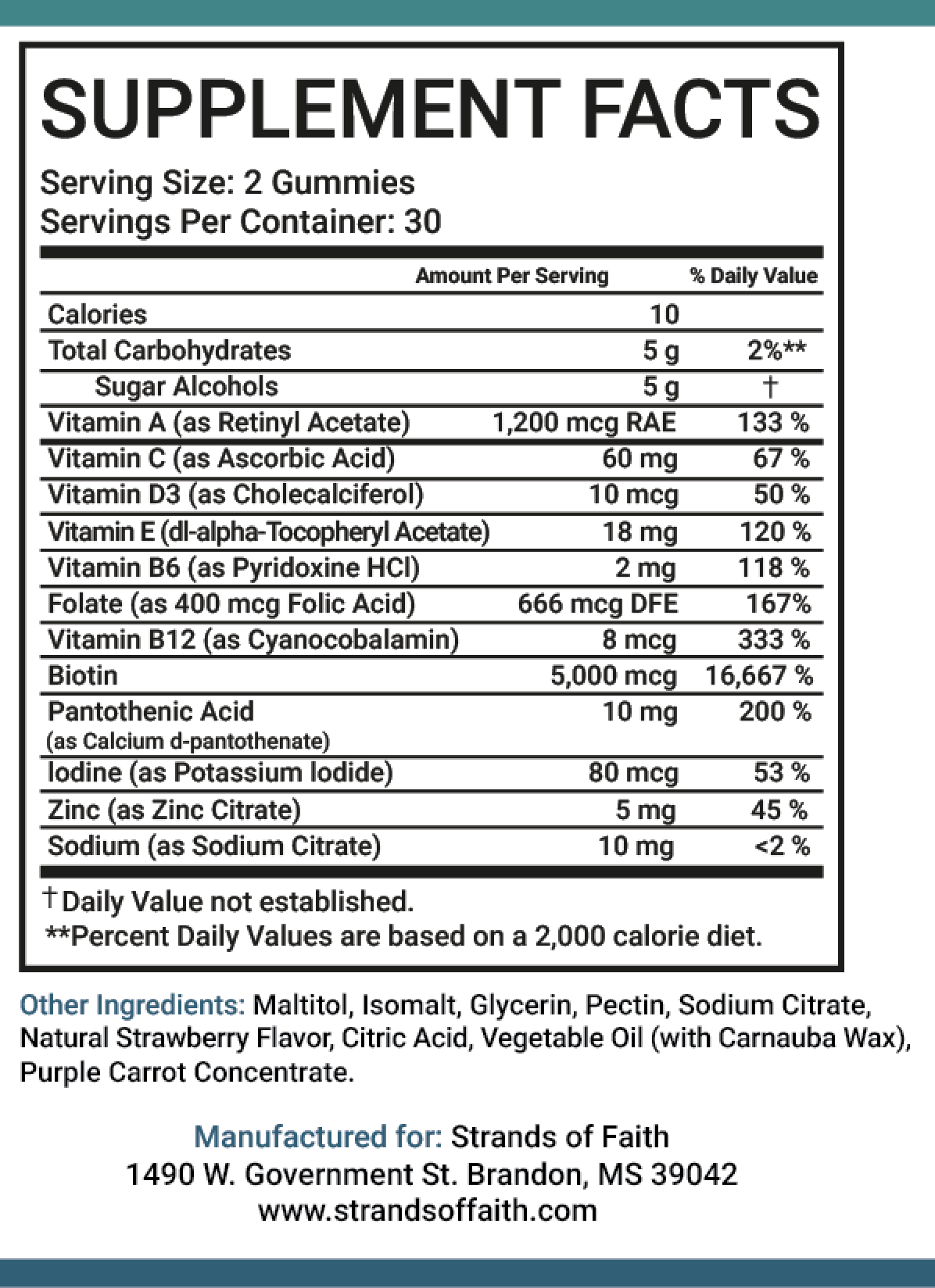 Healthy Hair Gummies
