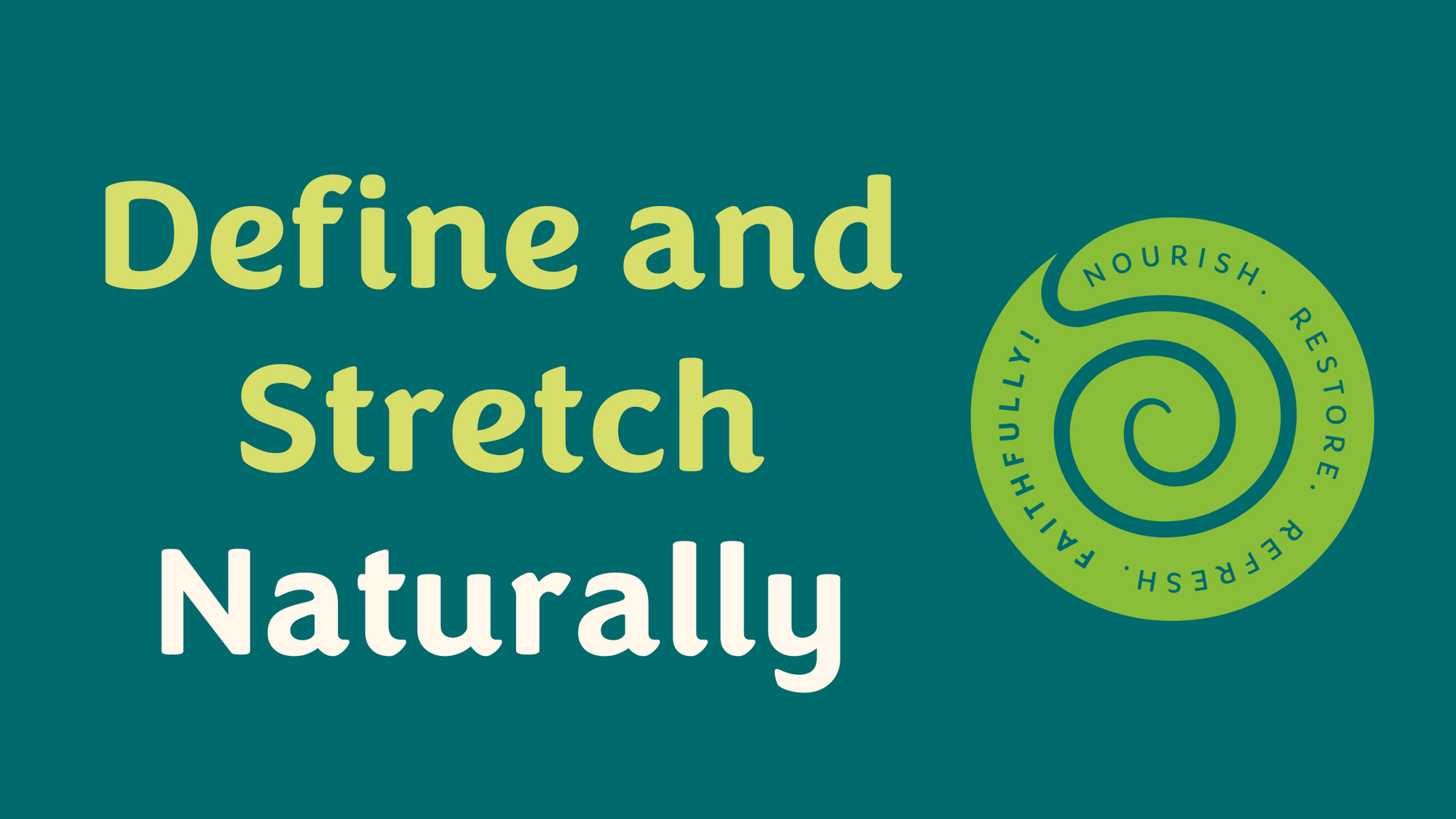 You don't have to Choose Between Curl Definition and Stretch?&nbsp;