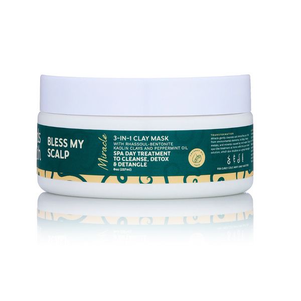 Miracle 3-IN-1 Clay Mask | Gentle Detox for Hair | Strands of Faith Miracle 3-IN-1 Clay Mask | Gentle Detox for Hair | Strands of Faith