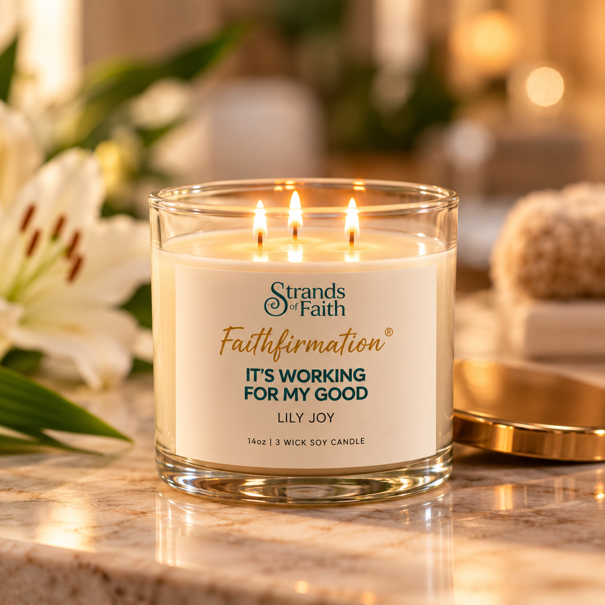 "It’s Working For My Good" Faithfirmation® Candle