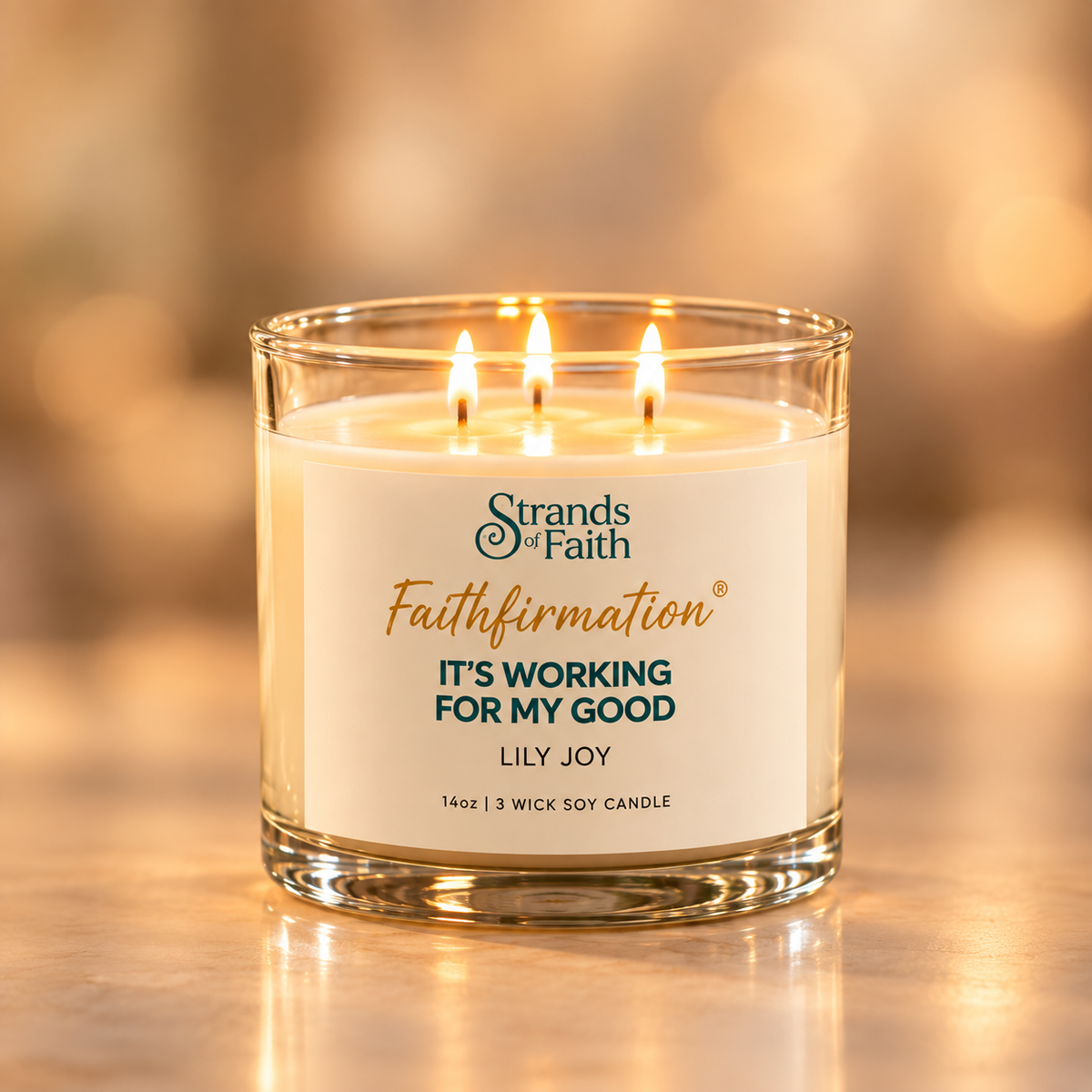 "It’s Working For My Good" Faithfirmation® Candle