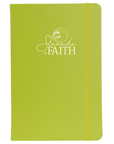 Strands of Faith Hardcover Notebook Journal (Lime Green)